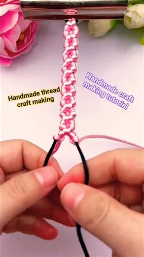 Handmade thread craft making tutorial | How to make attractive thread craft #threadcraft #craft