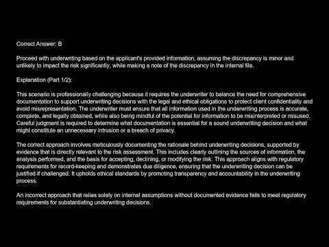 Strategic Underwriting Exam Free Practice Test And Answers Updated