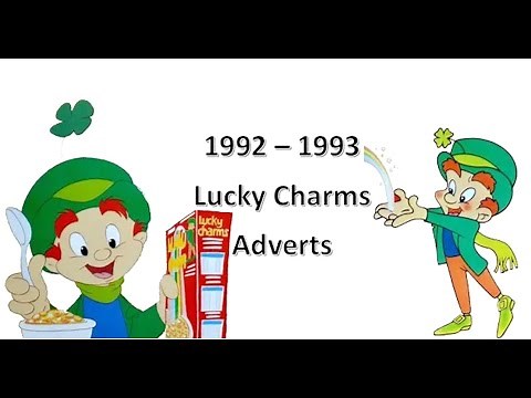 (1992-1993) Lucky Charms Cereal Advert Compilation