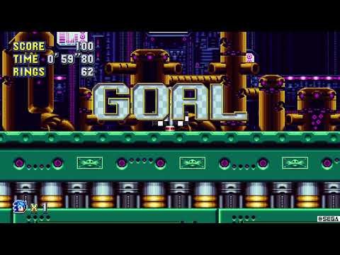 Sonic Mania Plus Metallic Madness Act 2 Speedrun 59.80 (Sonic)