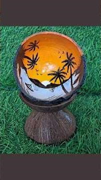 DIY Coconut Shell Craft Ideas 🌰 | Easy DIY Projects for Home Decor #coconutcraft #coconutshellcraft