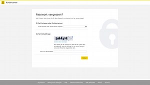 Wiederherstellung des Passworts