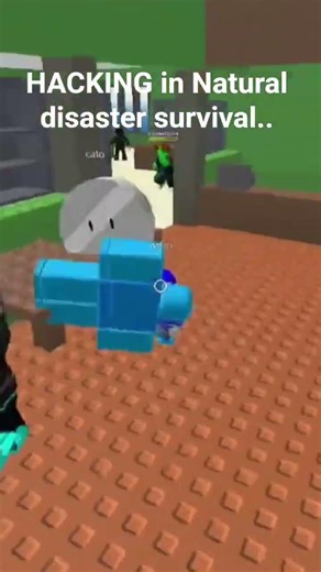 HACKING in Natural Disaster Survival #bluudud #roblox #hacker #games