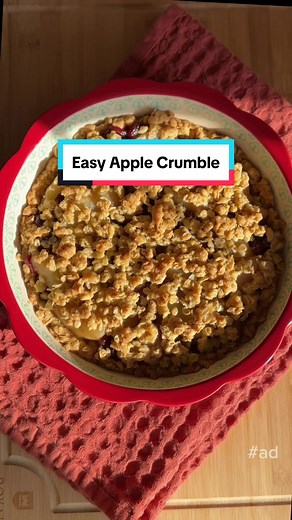 Easy Cranberry Apple Crumble Pie Recipe