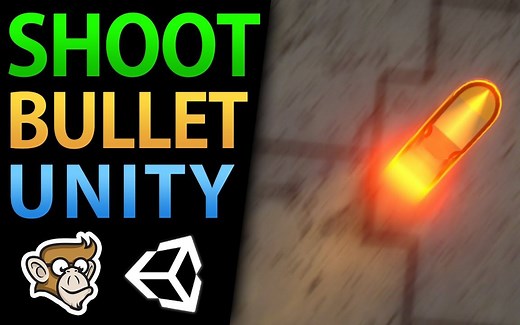 【游戏开发】Unity 3种发射子弹的方式教程！