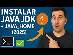 🔥Cómo instalar JAVA JDK 25 en Windows 10/11 y configurar variables de entorno JAVA_HOME 🚀