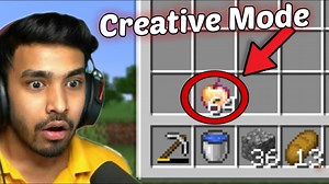 5 Moments When Techno Gamerz use creative mode in Minecraft