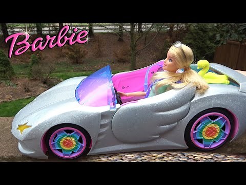 Barbie and Ken at Barbie’s Dream House w Barbie Sister Chelsea and Baby: How Barbie Got a New Car