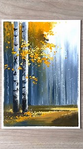 345K views · 4.4K reactions | Beautiful autumn morning #oilpastel #painting #drawingsketch | Morning Drizzle | Facebook