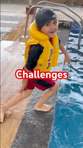 🥶 Kids Raza Cold Water Swimming Challenge! | Kiddy’s Raza Fun Vlogs #Shorts