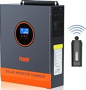 3000W Solar Inverter 24v to 110V AC, Off-Grid Power Inverter Pure Sine Wave Built in 80amp MPPT Controller, for 24V Lead Acid/Lithium Batteries