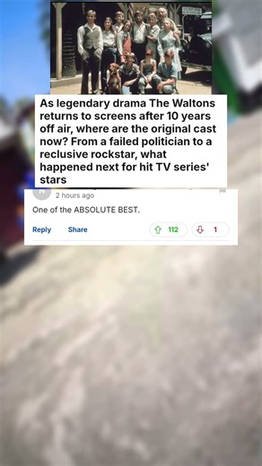 As legendary drama The Waltons returns to screens after 10 years off air, where are the original ...