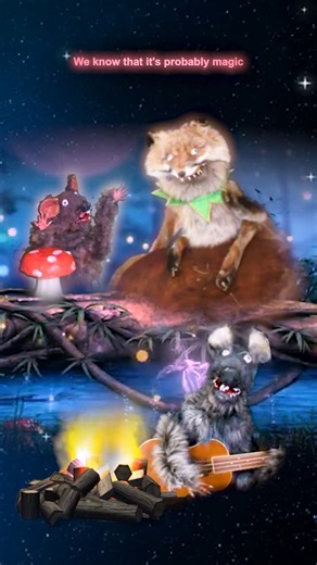 Malie Mason on Instagram: "Short version of 🍄 RoadKill Karaoke 🍄 🏳️‍🌈Rainbow Connection🏳️‍🌈 . 🌱created by Malie Mason🌱 . 🔹📹Shot on @sony #vhs 98 Handycam 📹🔹 🔸👾Edited in @adobe 👾🔸 🎶Additional sound fx @epidemicsound 🎶 🔸🔹Additional animations created on @canva 🔹🔸 💀additional puppets fabricated by @properreplica 💀 . #vhs #puppetry #rainbowconnection #themuppets #roadkillkaraoke"