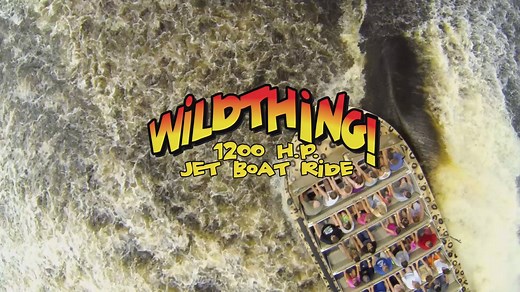 Climb aboard Wisconsin Dells’ most popular Jet Boat Tour and experience the thrill for yourself! Hang on tight as WildThing’s three V8 engines thrust you past the towering cliffs of the Upper Dells of the Wisconsin River! $5 OFF if you book online at https://store.dellsducks.com #WisconsinDells #JetBoatTour #WisconsinRiver #FamilyFun | WildThing Jet Boat Tours