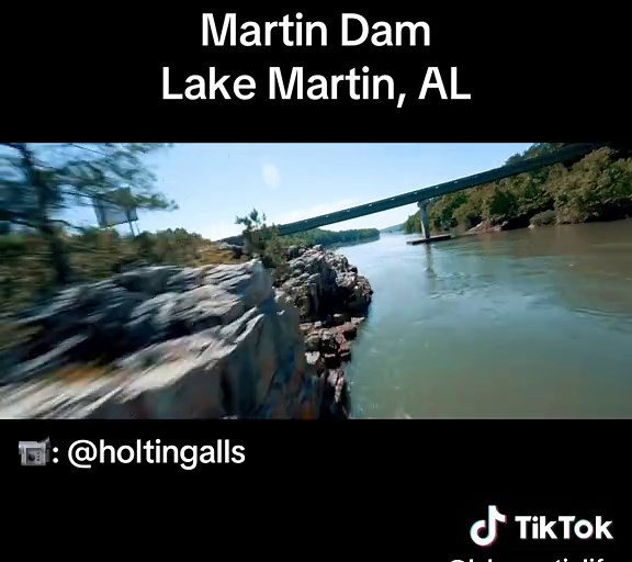 Explore the Martin Dam at Lake Martin, Alabama