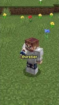 Drinking Water in Minecraft has a Purpose