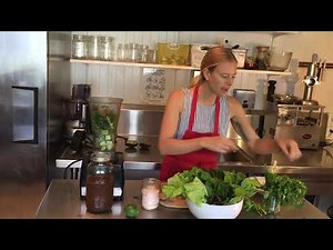 A Quick, Creamy Raw Blended Green Soup