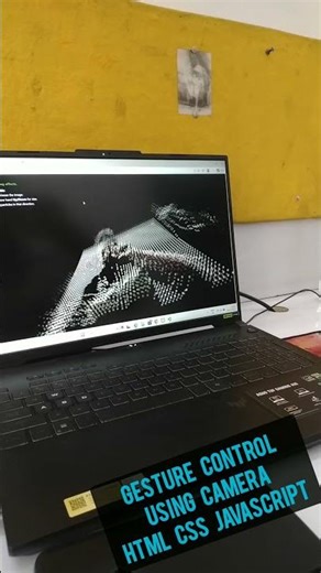 👨‍💻 Gesture Control Using Camera HTML CSS JavaScript