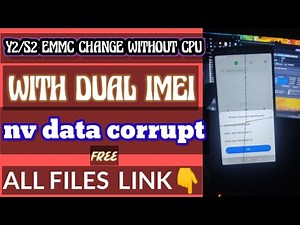 REDMI Y2 EMMC CHANGE STEP BY STEP GUIDE//WITH DUAL IMEI REPAIR//MIUI 12// FREE FILE