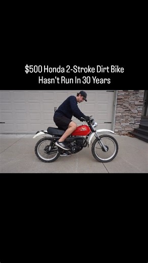 $500 Honda 2-Stroke Dirt Bike Hasn't Run In 30 Years #honda #dirtbike #fix | 2vintage
