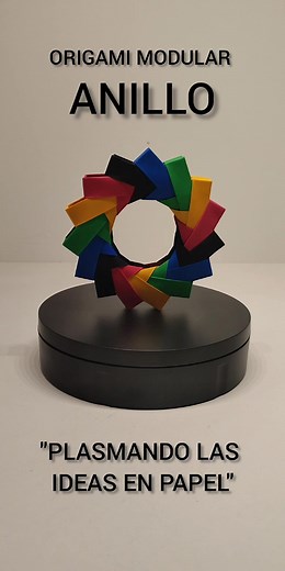 Tutorial de Origami Modular: Anillo de Papel