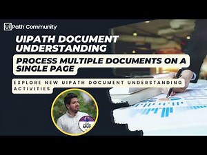 UiPath Document Understanding - Process Multiple Documents on a Single Page | RPA | IDP