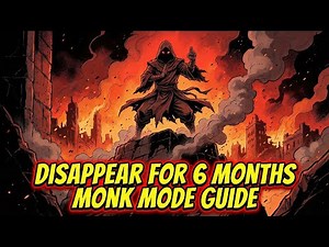 Disappear for 6 Months Monk Mode Guide | Motivation Stories