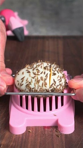 Elephant egg vs slicer #asmr #satisfying #foodart