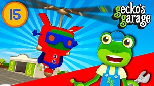 6K views · 99 reactions | Super Mechanical is here to rescue Tony The Taxi in this superhero video with Gecko's Garage | Toddler Fun Learning | Facebook