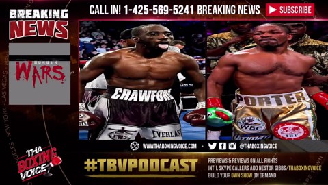 ☎️Breaking news: Terence Crawford vs Shawn Porter purse bid back on tomorrow, September 14th😱