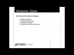 Sentence Types