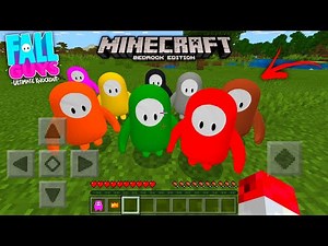 ADDON DE FALL GUYS EN MINECRAFT BEDROCK / PE 1.16 - INVOCAR FALL GUYS EN MINECRAFT POCKET EDITION