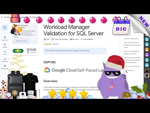 Workload Manager Validation for SQL Server #2025 | #GSP1182 |#qwiklabs |#Solution