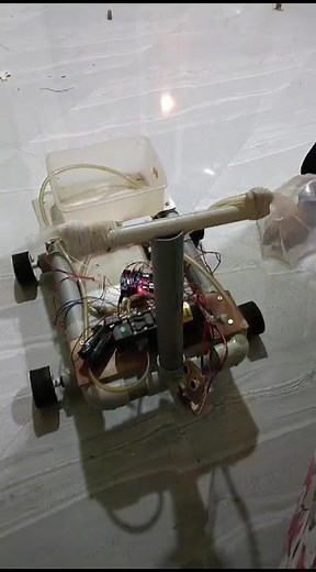 fire extinguisher robot #arduino #shorts