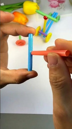 How to make a scooter from a straw