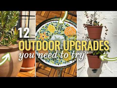 12 EASY Outdoor DIY Upgrades to Try in 2026! | Customize Your Outdoor Space without Renovating