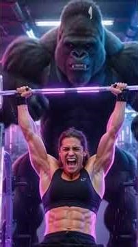 AI Gorilla Became a Gym Trainer 💀🏋️