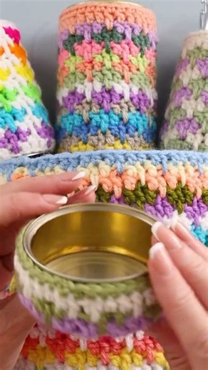 Turn an Empty Tin Can Into Crochet Magic! ♻️