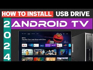 How to Install Android TV on a USB TV stick | Android TV for PC-LAPTOP 2024.