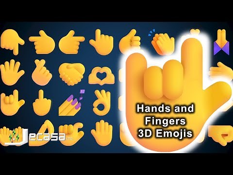 3D Emoji Meanings Part 3 - Hands and Fingers | Signs | Fluent Emojis | English Vocabulary