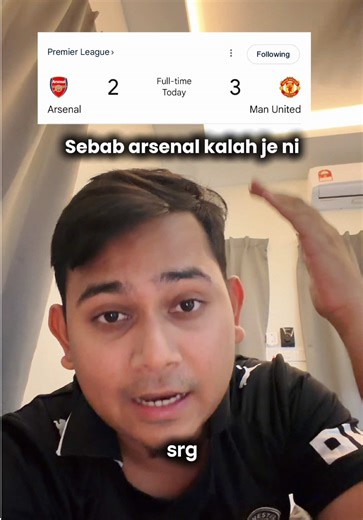 Arsenal Kalah: Harga Inhaler Turun Sebab Manchester United Menang