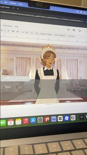 How I made my visual novel on Google slides