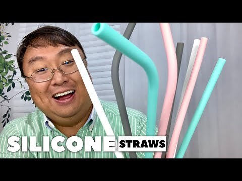 Reusable Silicone Drinking Straws Review