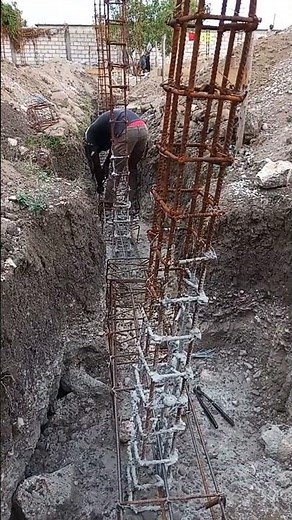 L’importance des longrines dans une structure #géniecivil #construction #architecture #btp