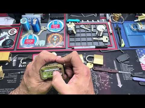 “HOW” to decode the Master Lock 175 HDLF+ some other wheeled combo locks