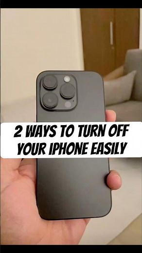 How to turn off iPhone 📲 easily | switch off iPhone in easy way #shorts #iphone