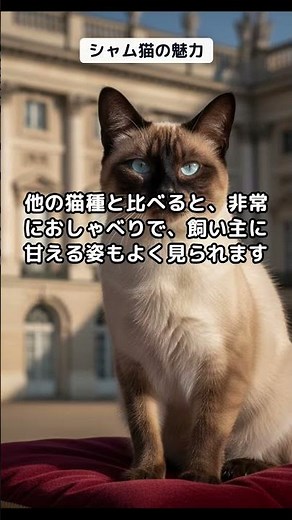 シャム猫の魅力