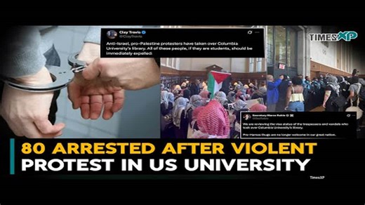 80 Students Including Indians Arrested After Violent Protest In The US University