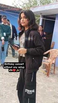 Birthday concert without any setup 😍🫶🏻💫 #trending #music #aajkalteremerepyarkecharche #birthday