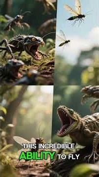 When Did Insects First Learn to Fly? #shorts #firstflight